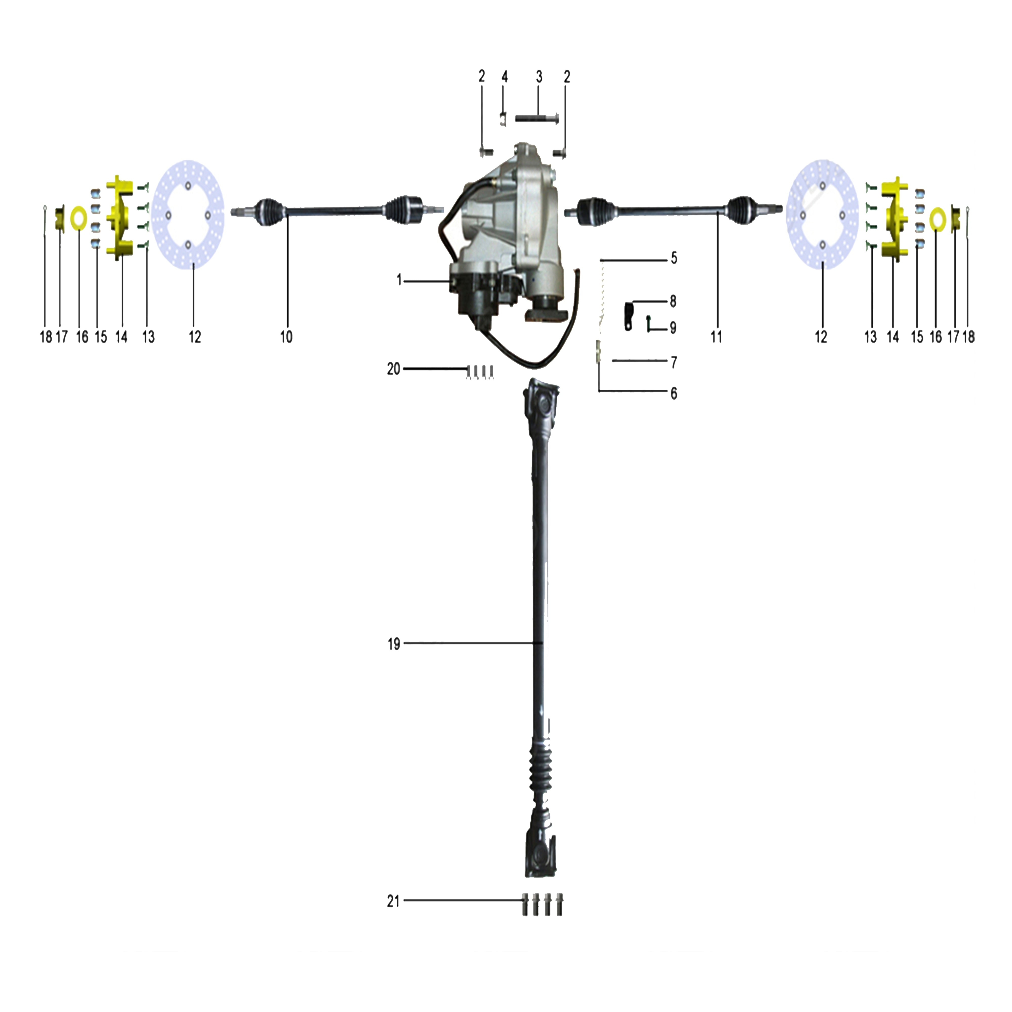 X2-1000 LT FRONT DRIVE SYSTEM
