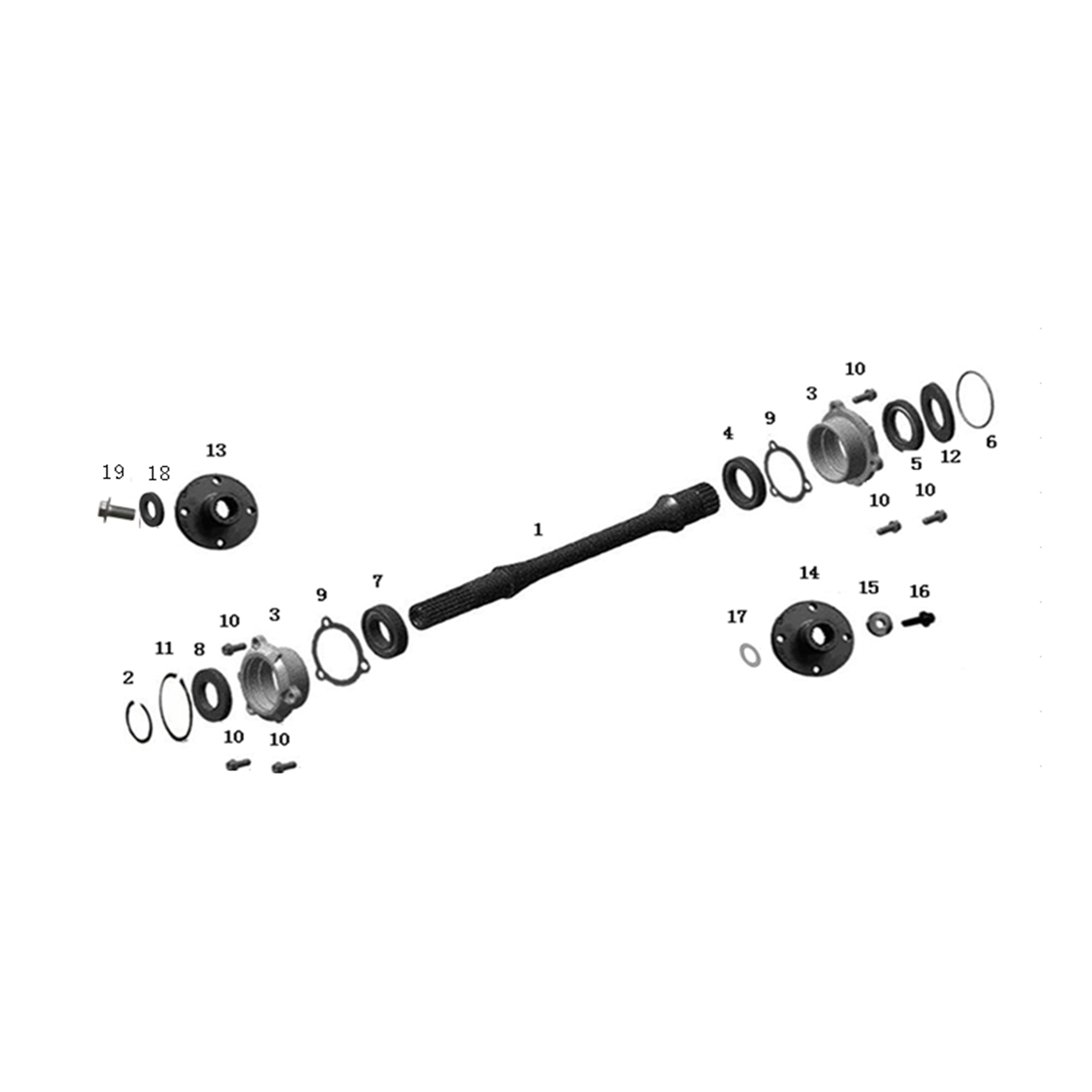 X2-800 LT DRIVE SHAFT