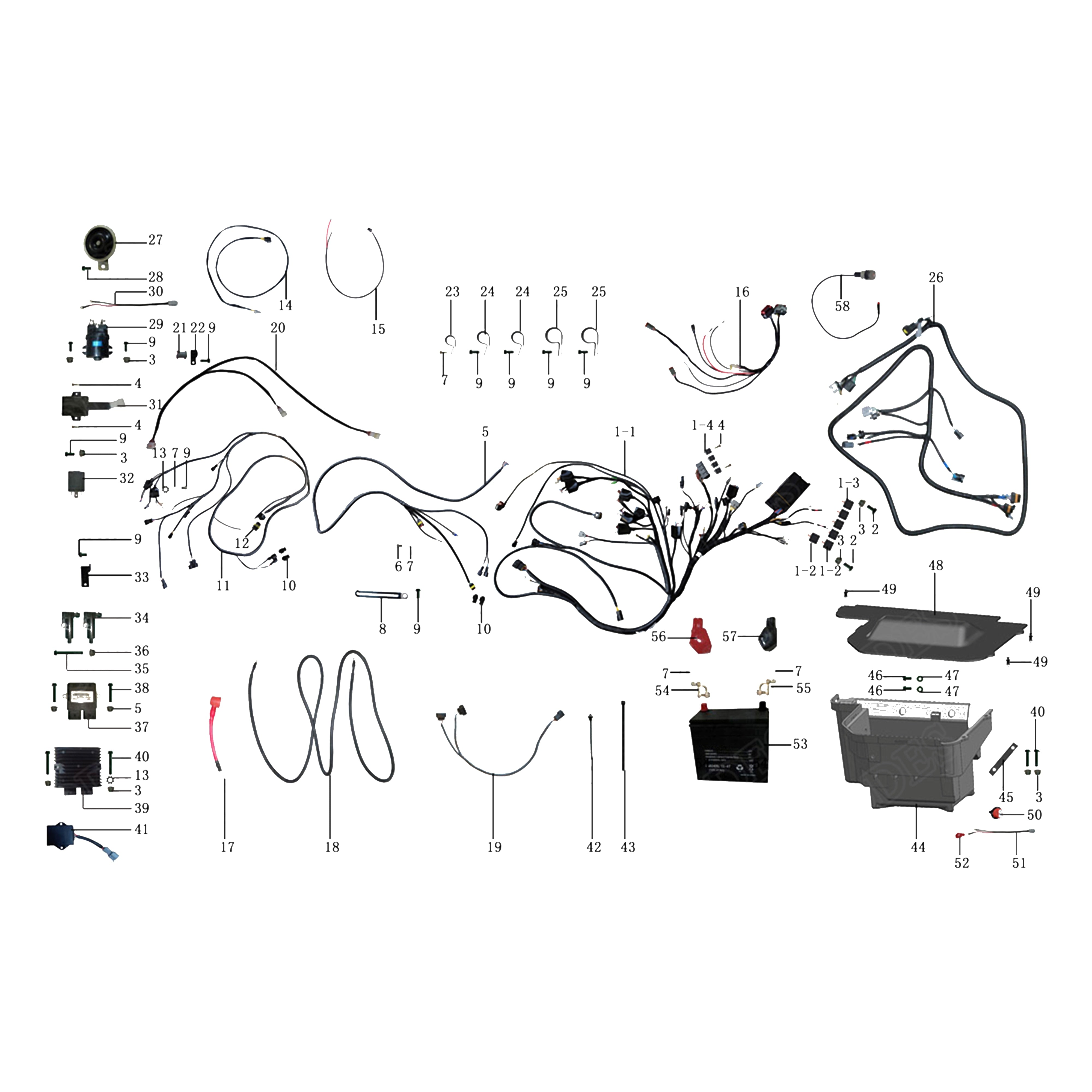 X2-800 LT ELECTIRCAL SYSTEM (LCD DISPLAY)