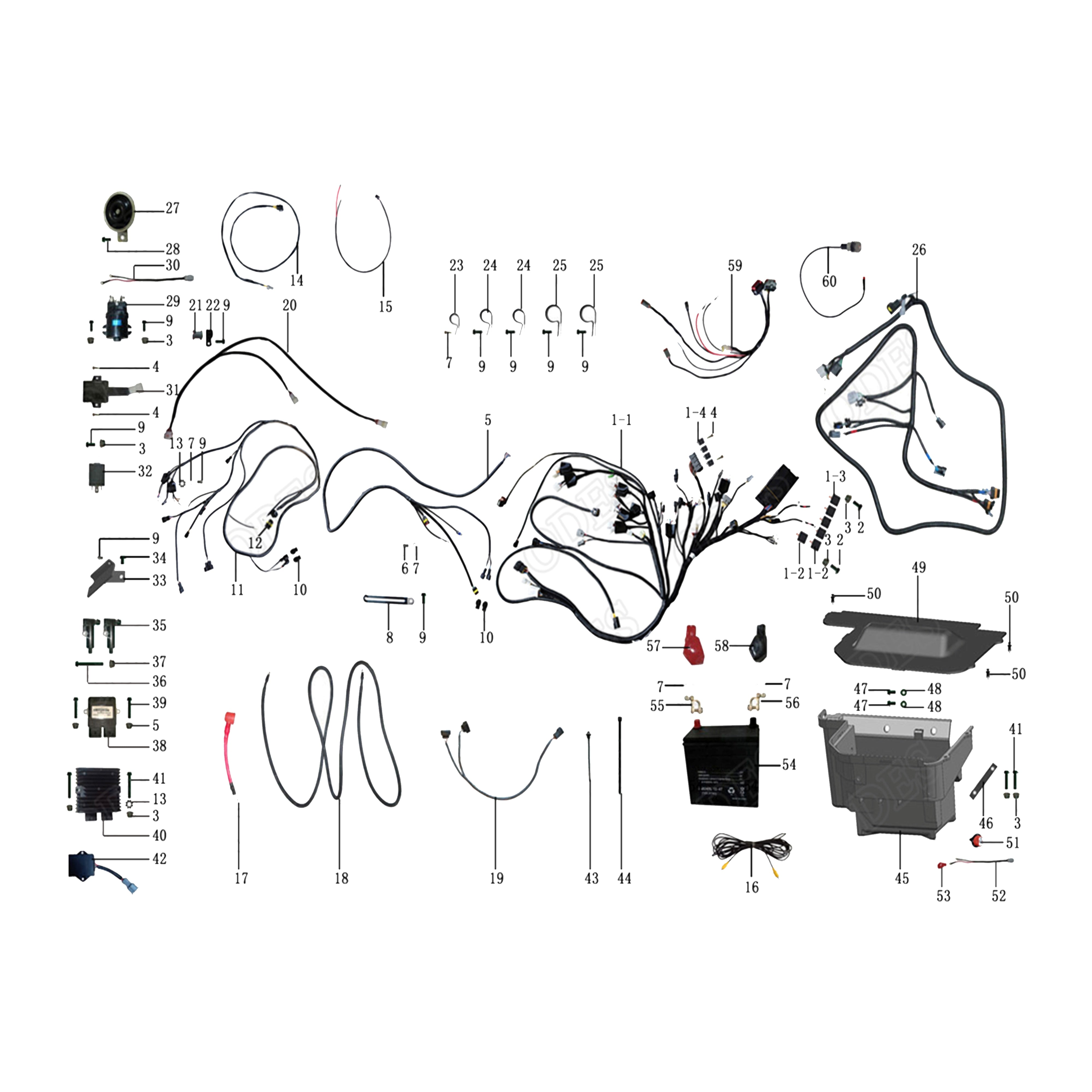 X4-1000 LT ELECTIRCAL SYSTEM (LCD DISPLAY)