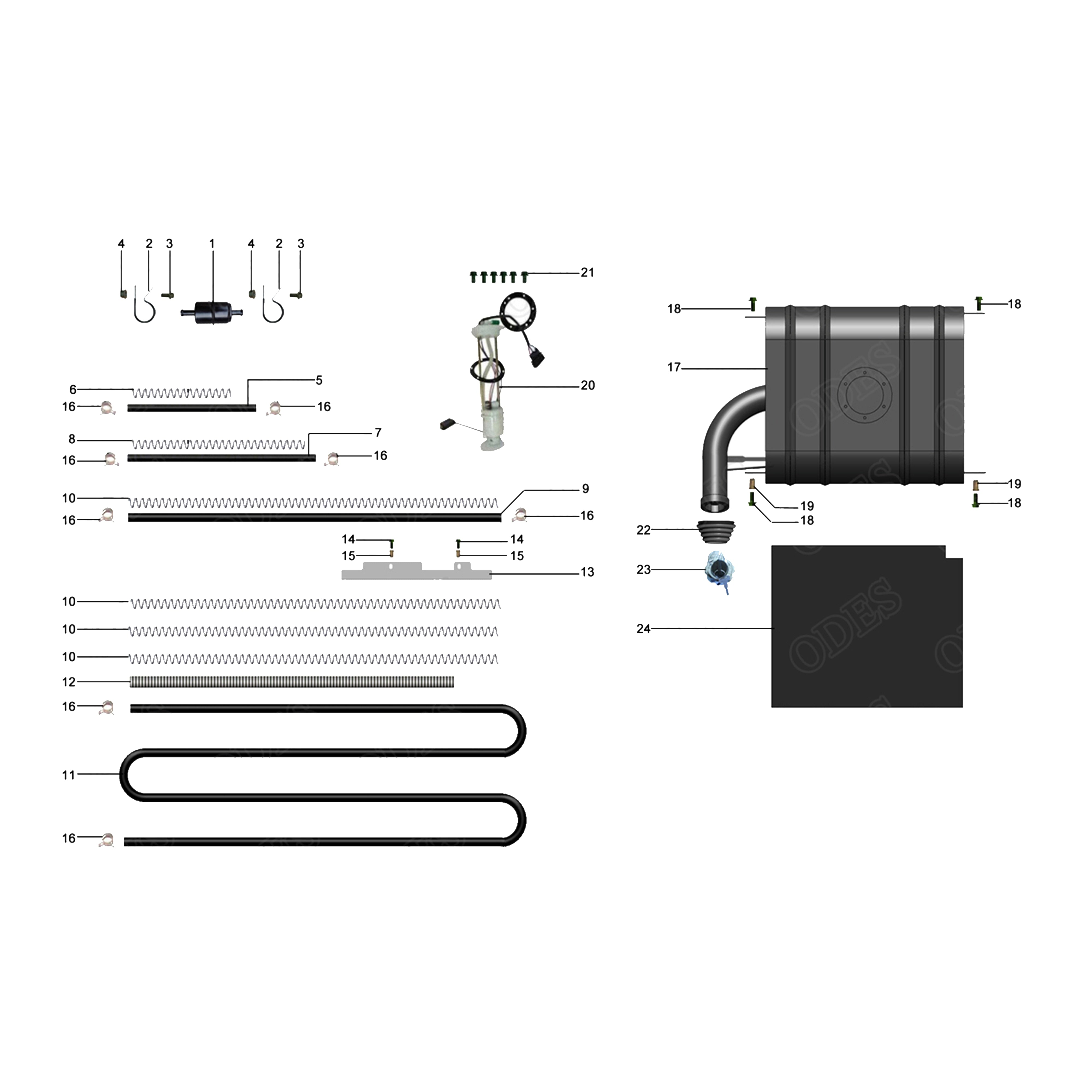 X4-1000 LT FUEL SYSTEM