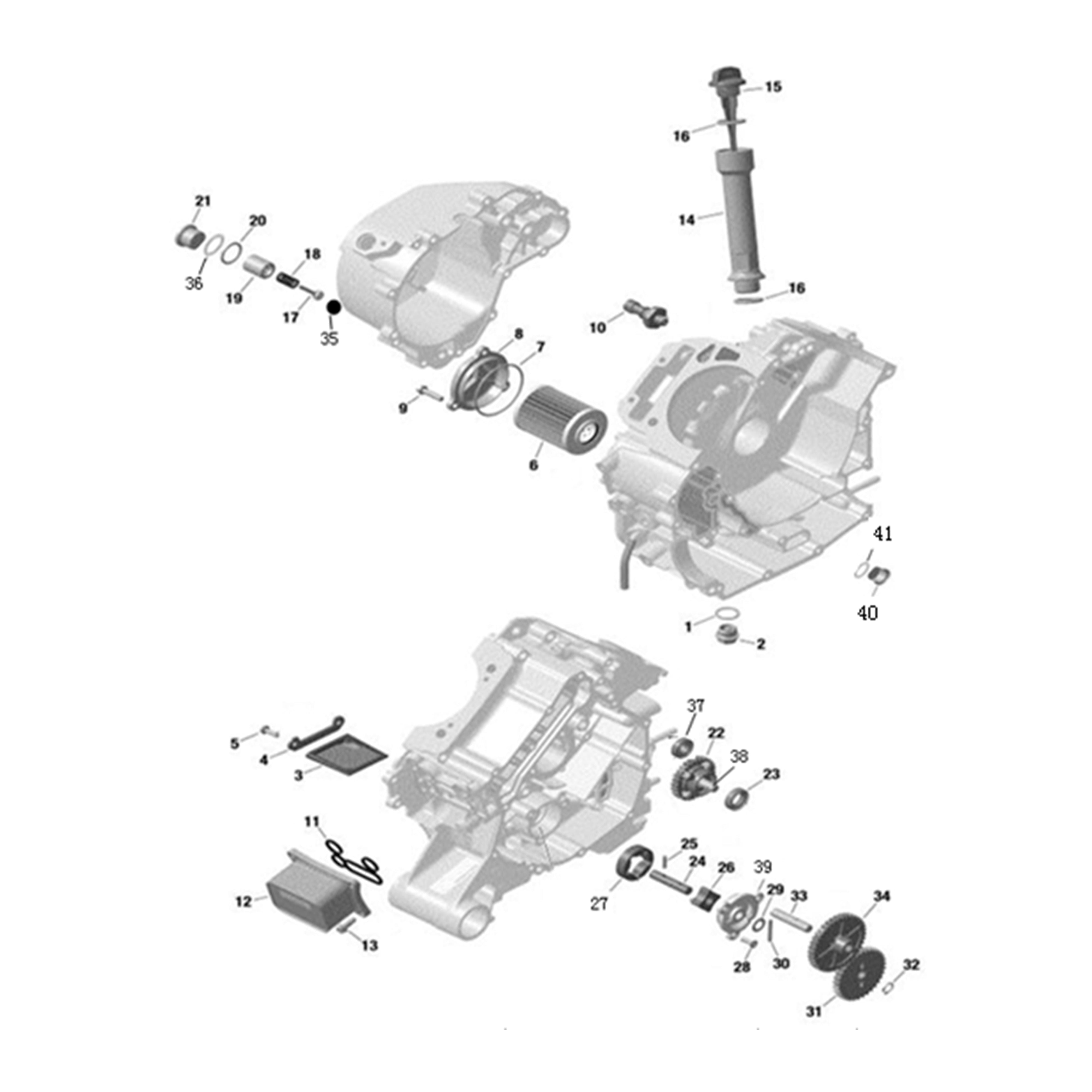 XF-3 ENGINE LUBRIFICATION