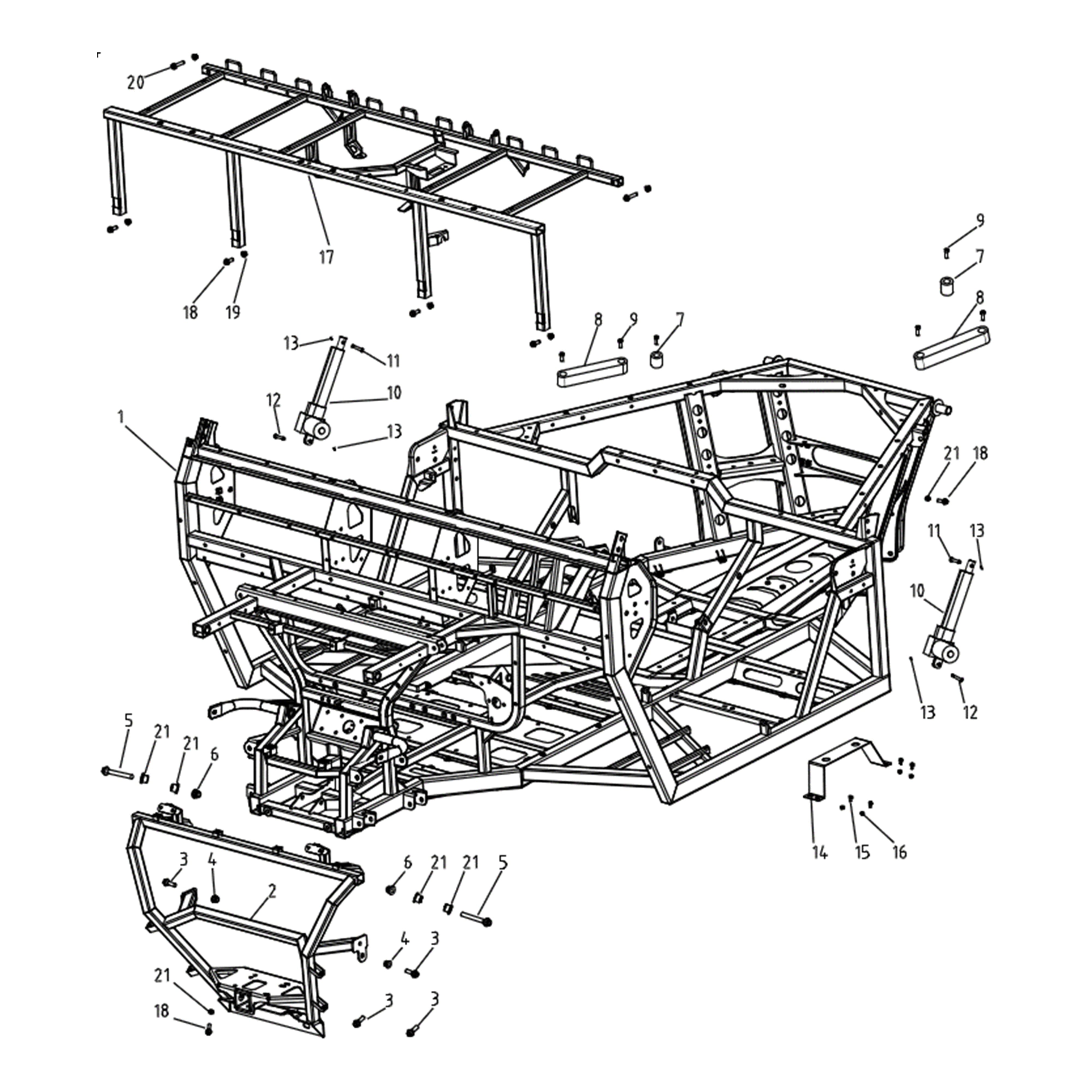 XF-3 FRAME AND ACCESSORIES