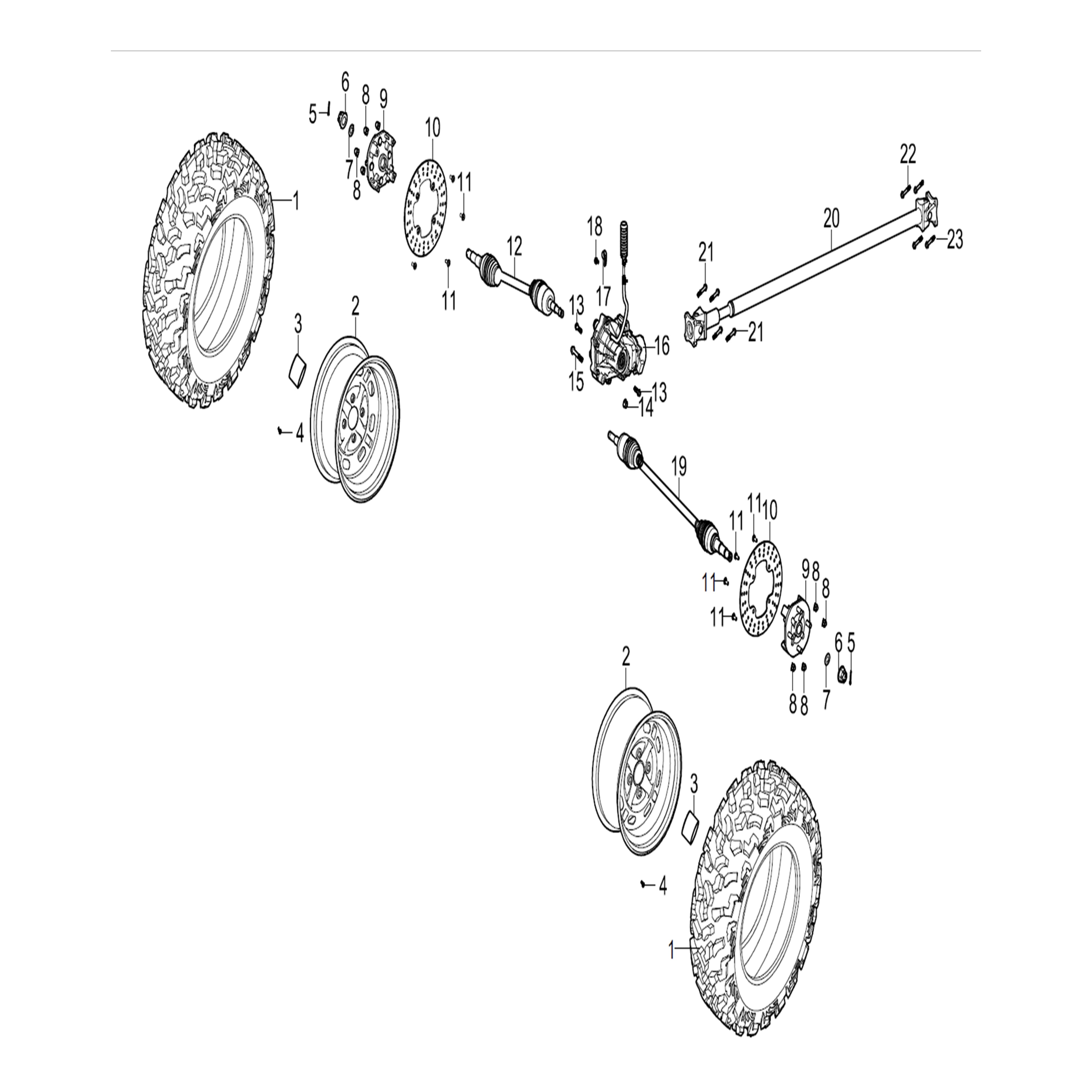XF-3 FRONT DRIVE SYSTEM