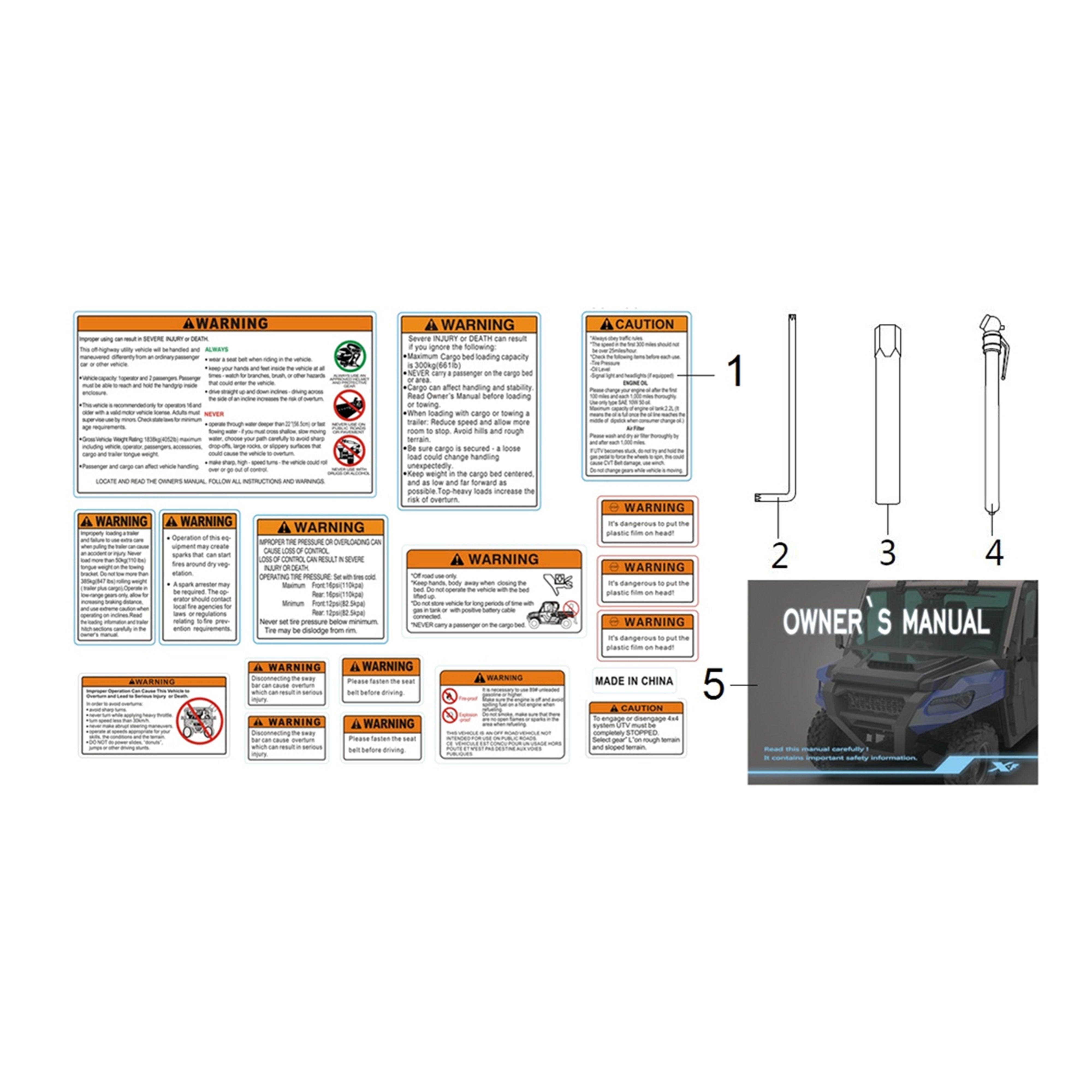 XF-3 PACKAGING ACCESSORIES