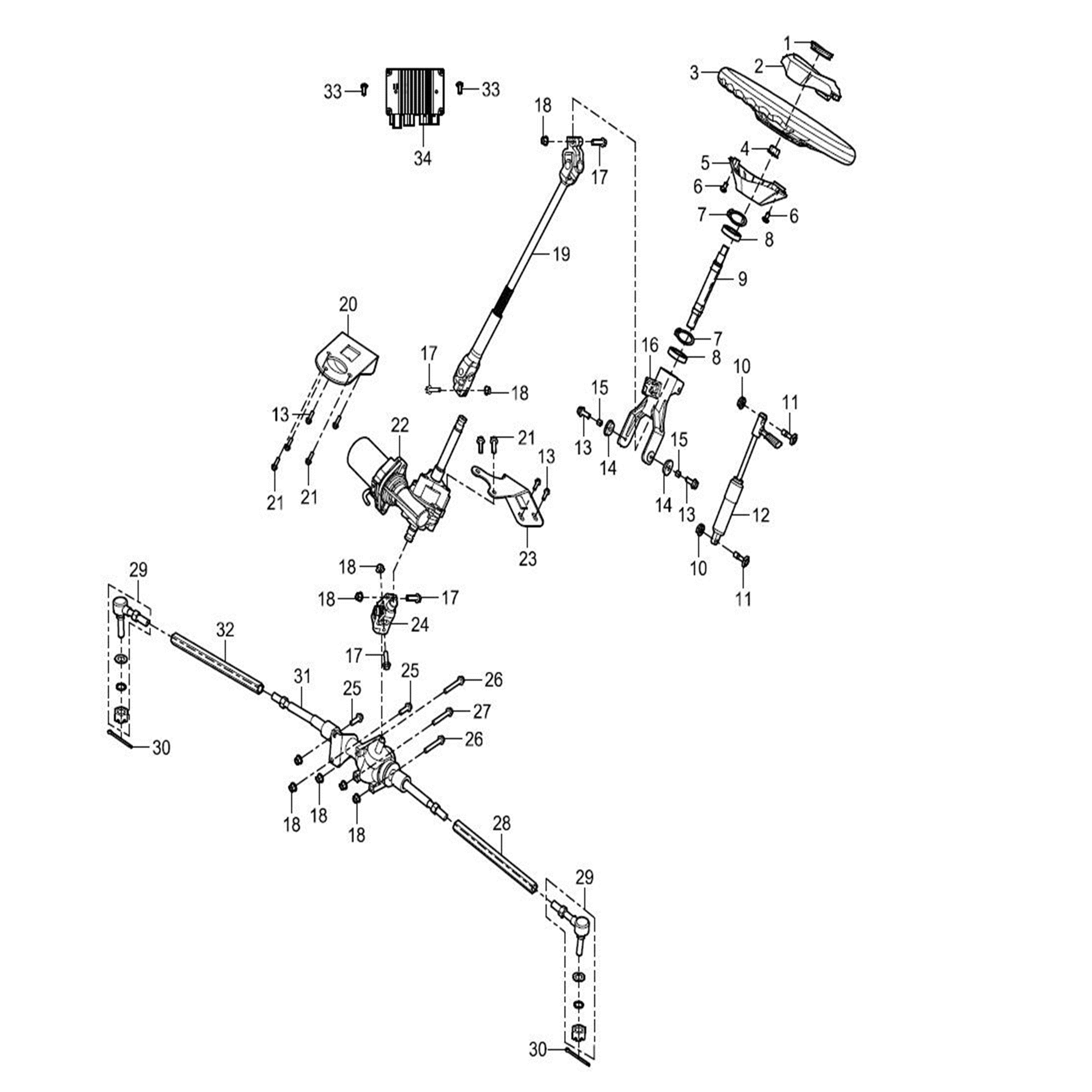 XF-3 STEERING SYSTEM