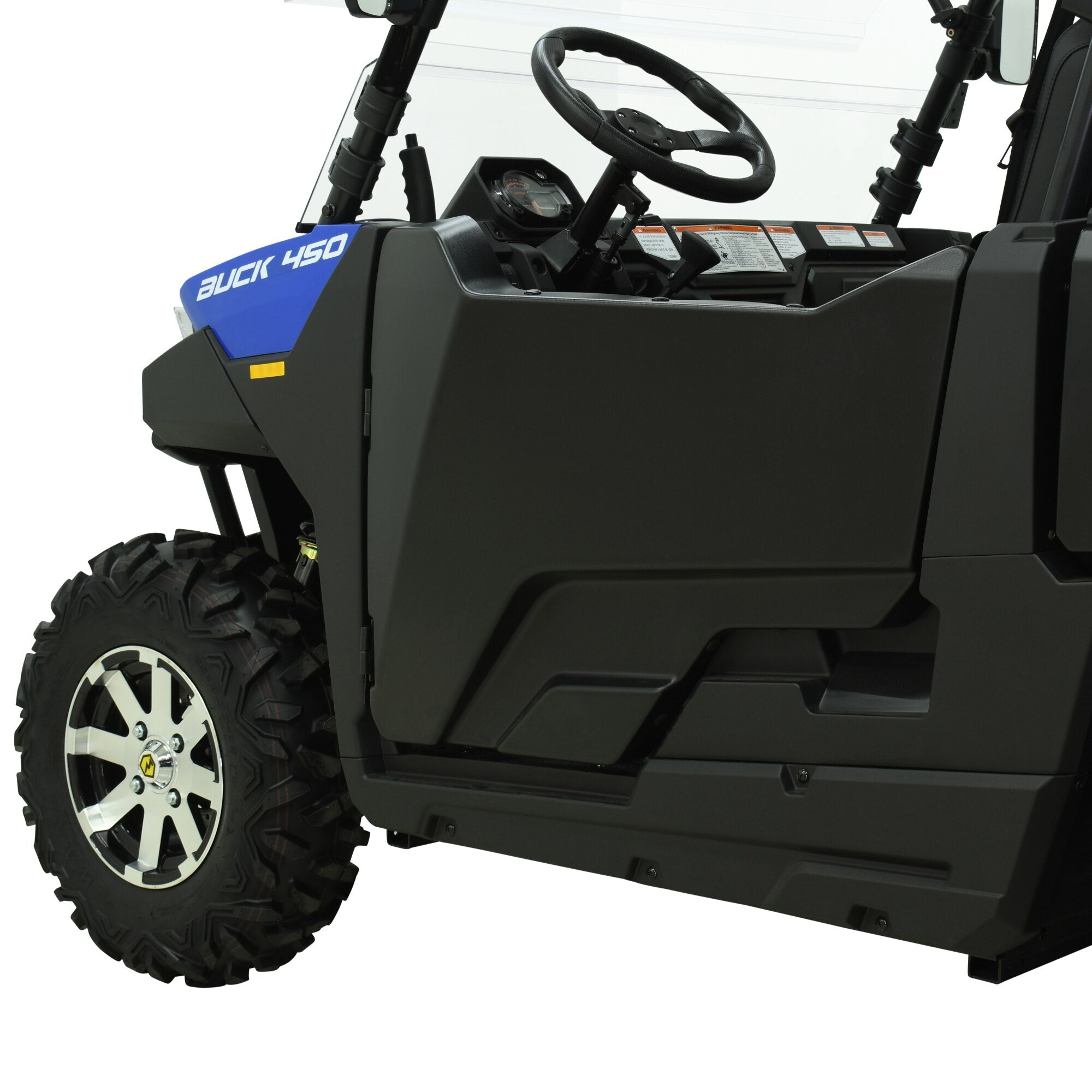 ABS Half Doors For Buck 250 + 450 Models - Black - Left & Right