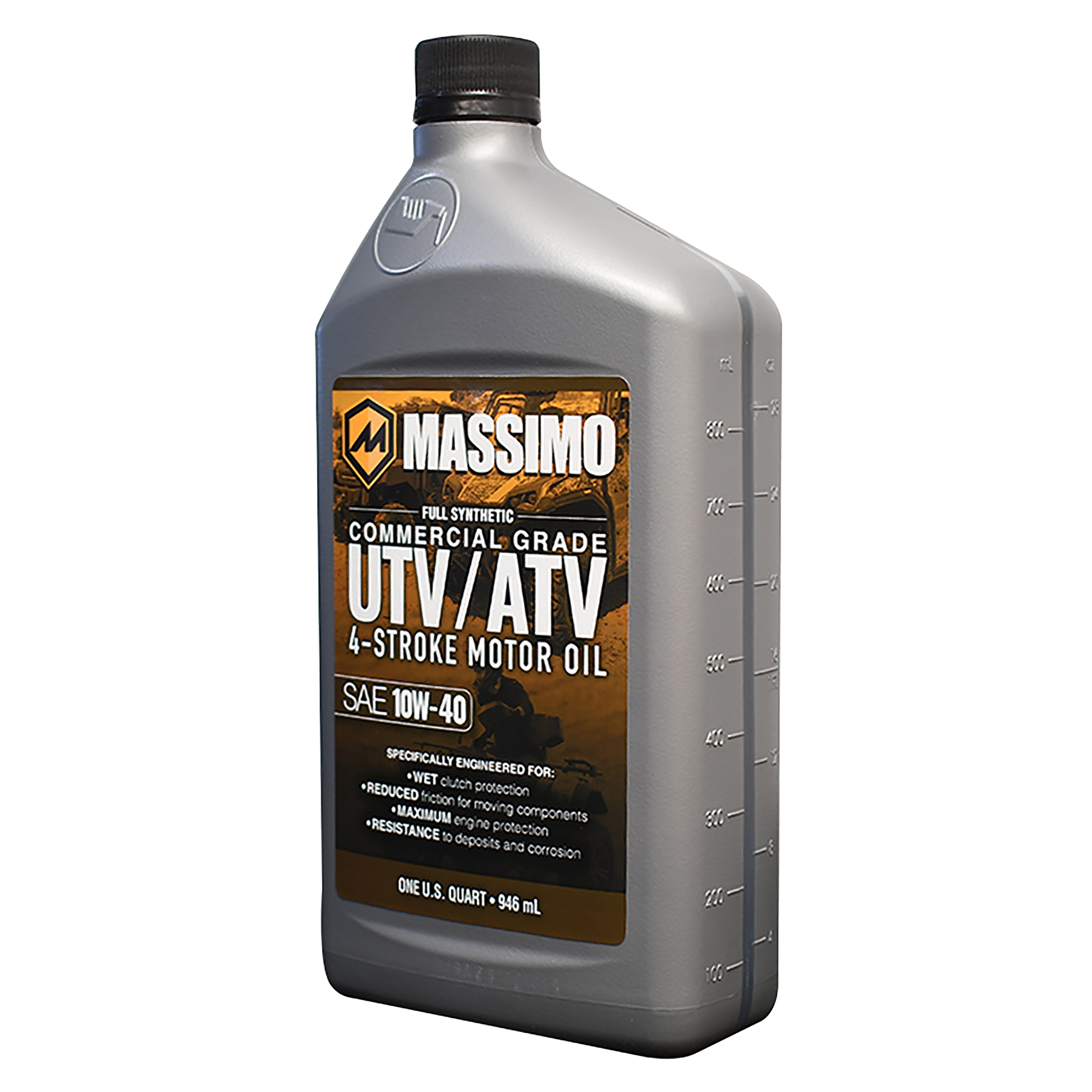 Massimo 10W-40 Oil; Full Synthetic-Quart