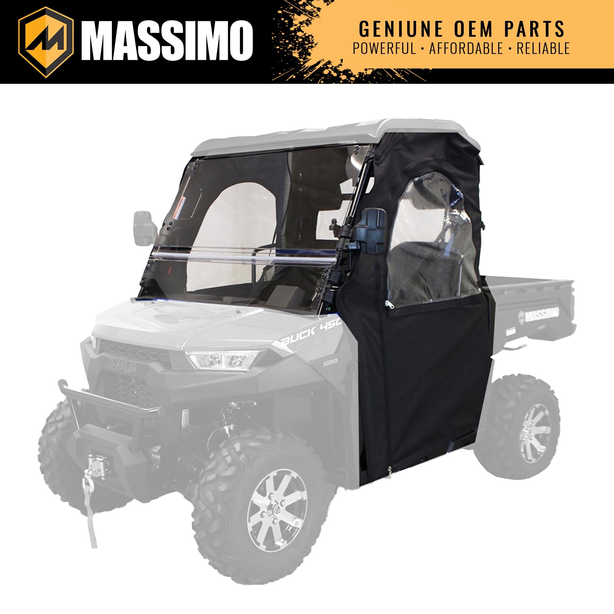 MASSIMO BUCK 250/450 FULL DOOR SOFT ENCLOSURE