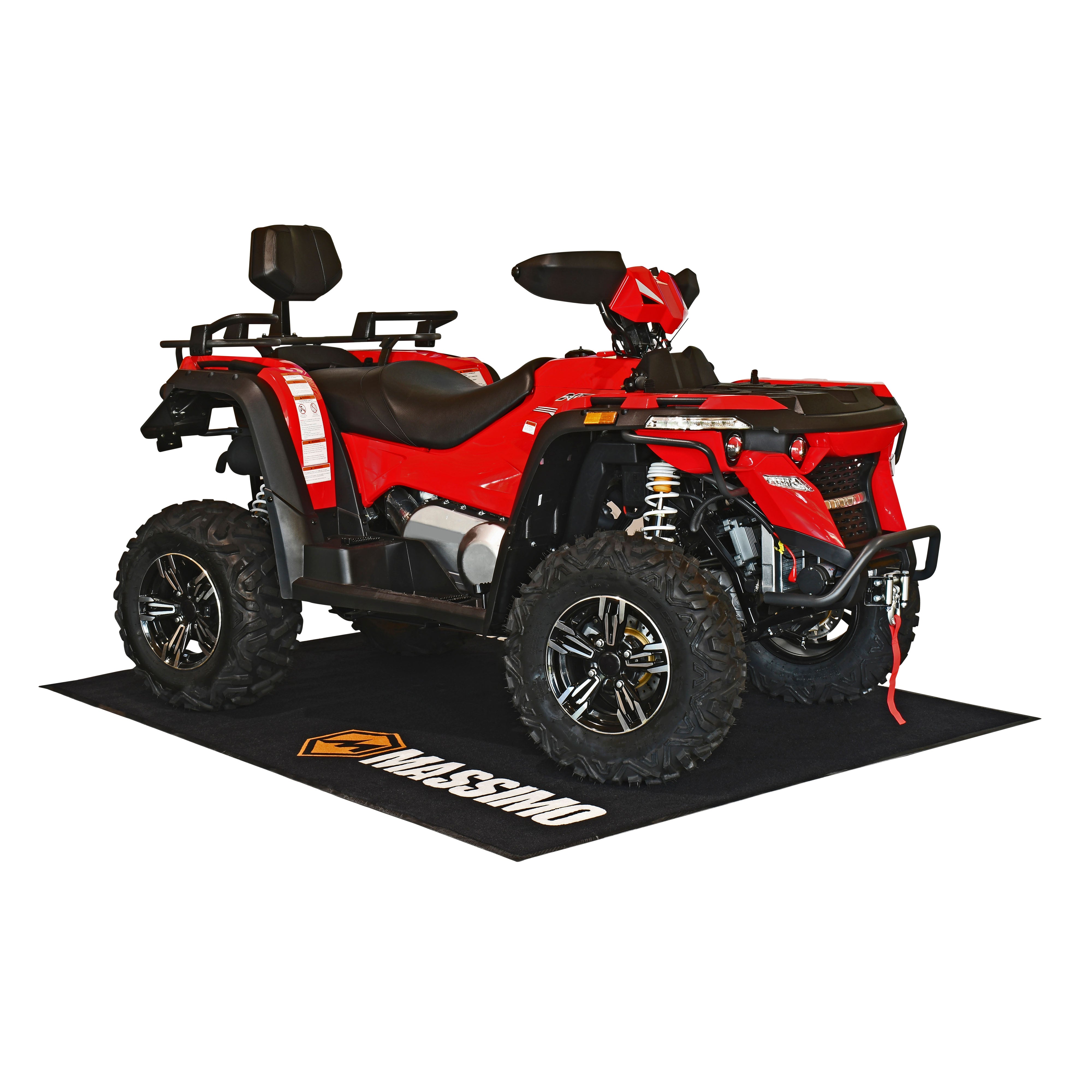 DUAL LAYER CARPETED HEAVY DUTY GARAGE FLOOR MAT 6 X 8