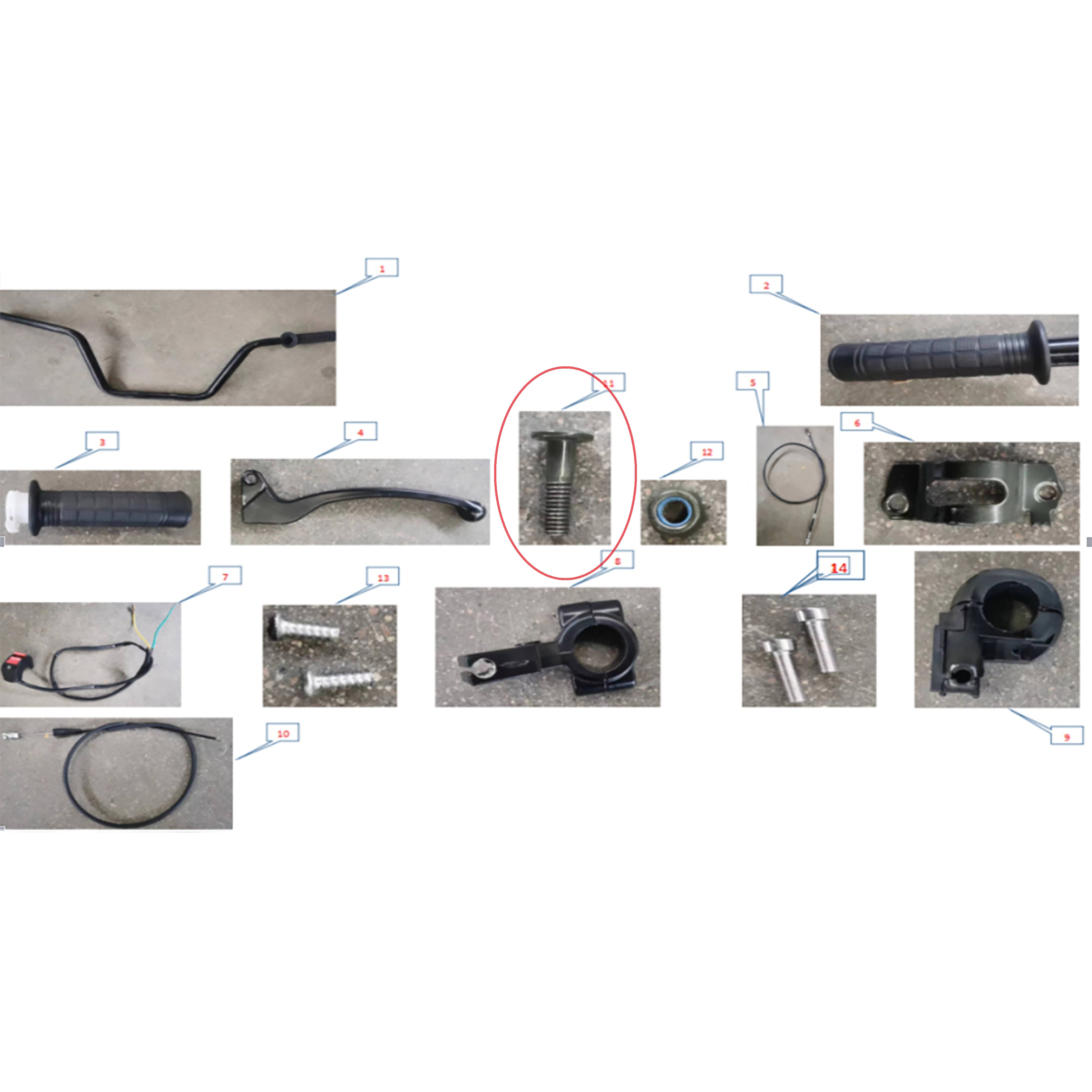 ZH300825 Rear Brake Arm